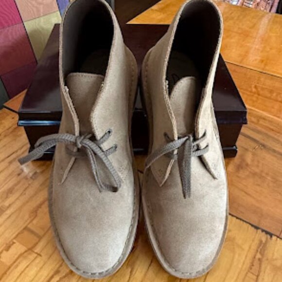 Clarks | Mens Suede‎ Tan Bushacre Shoes 7.5M - Picture 6 of 9